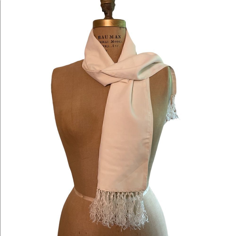 Cream Evening Scarf   
